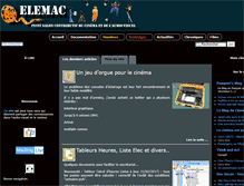 Tablet Screenshot of elemac.fr